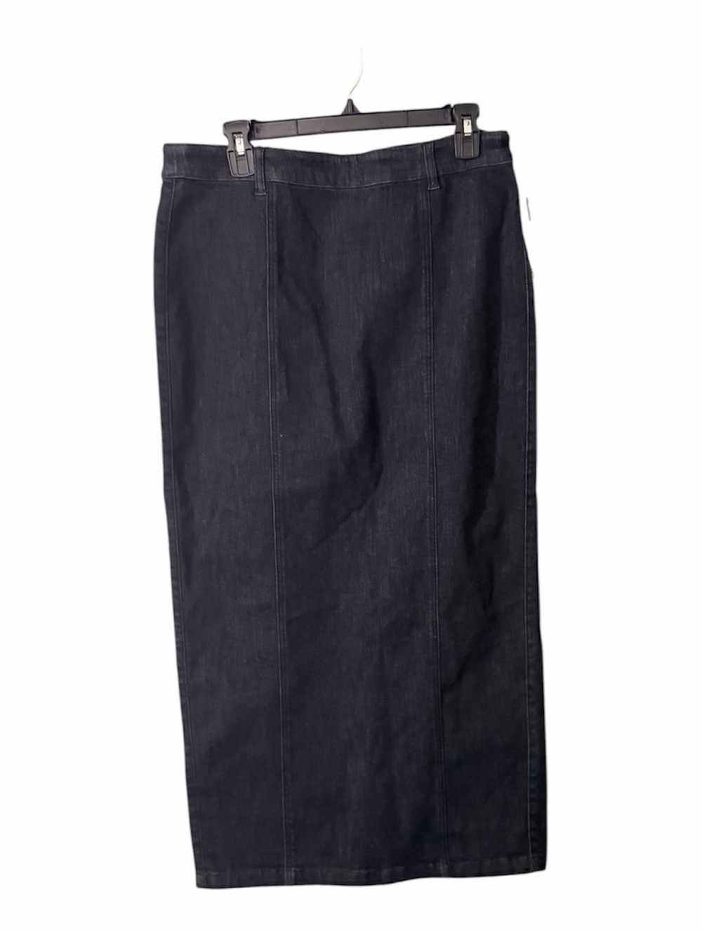 Belle‎ Vere Classic Black Denim Maxi Skirt